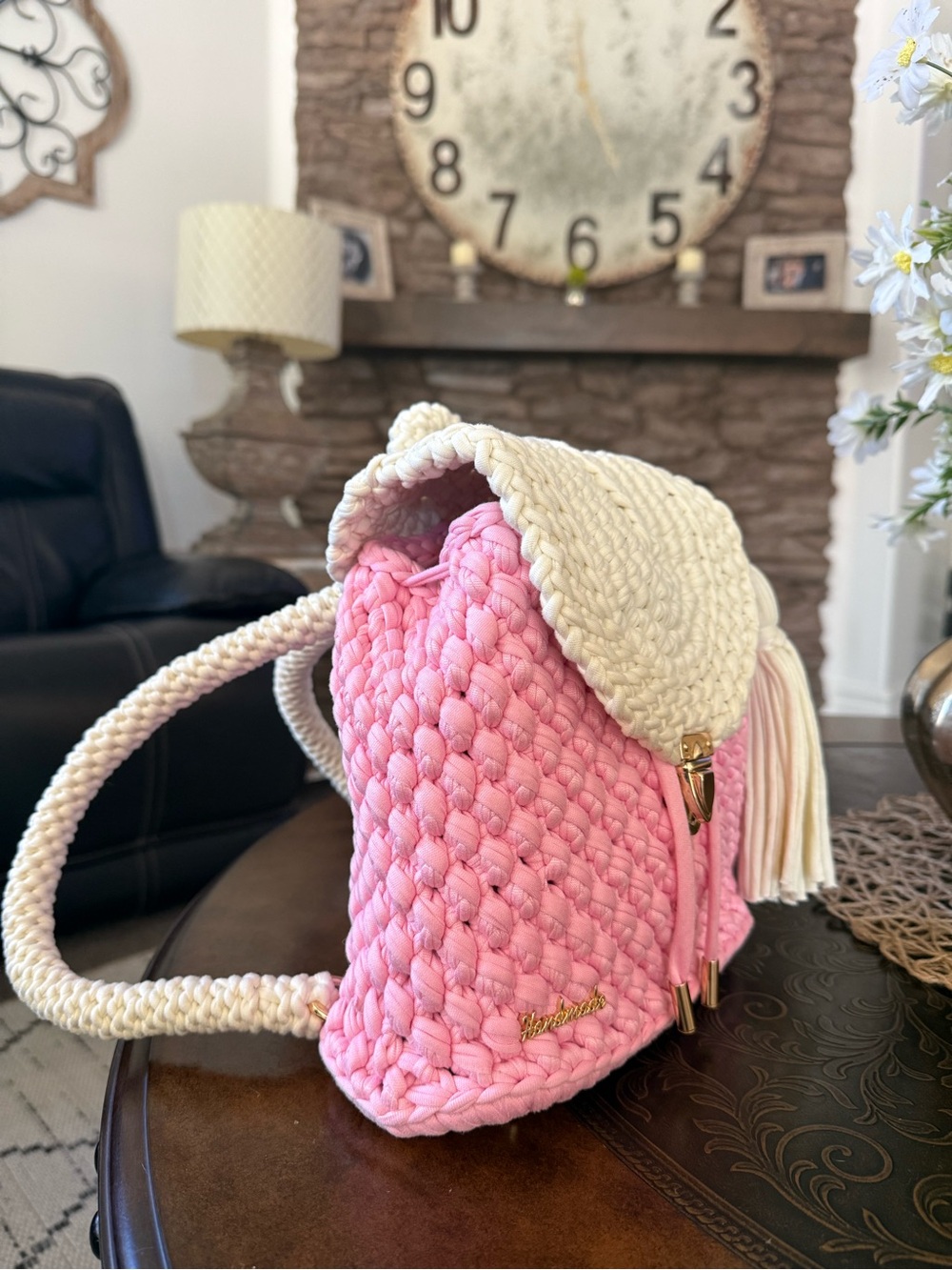 Crochet backpack - Picture 2 of 2